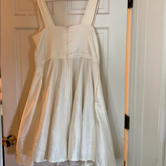 ModCloth white satin dress - Picture 3 of 3